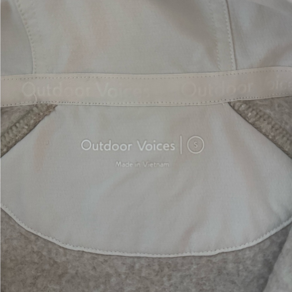 Outdoor Voices Two-Tone Fleece Hoodie S - Picture 6 of 7